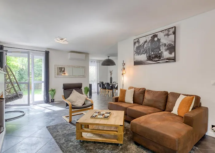 Le Garden - 4 Chambres-8 Personnes Ideal Famille,Groupe-Amis-Jardin-Barbecue-Babyfoot-Wifi